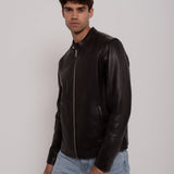 Bomberjacke aus Veloursleder