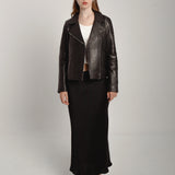 Perfecto en cuir 