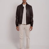 Leather Bomber