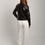 Veste en cuir classique