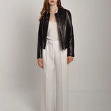 Veste en cuir classique