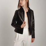 Veste en cuir classique